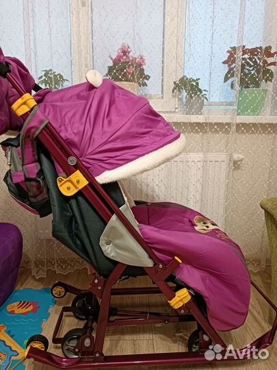 Детские санки коляска бу продаю