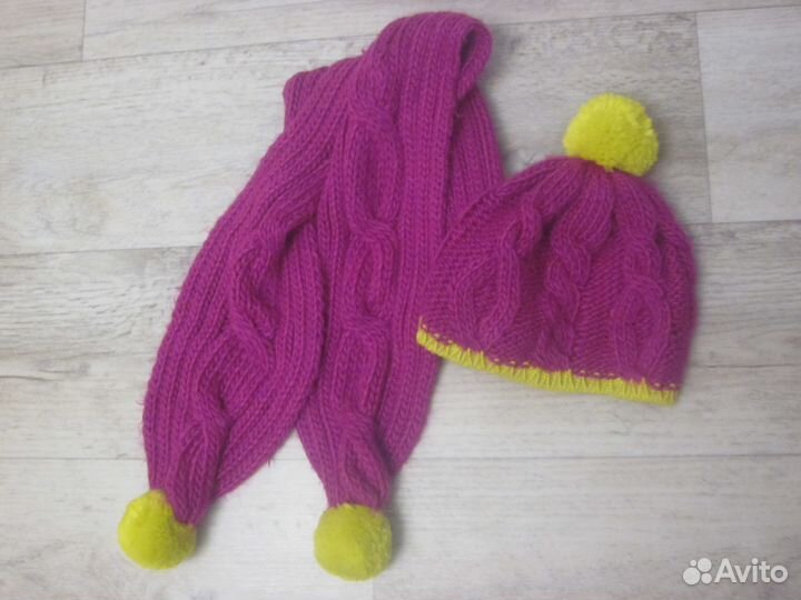 Новый комплект шапка-шарф бонпрпикс