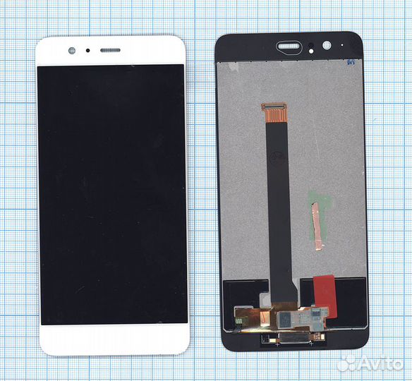 Модуль для Huawei P10 Plus серебристый