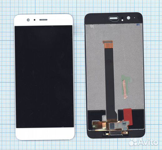 Модуль для Huawei P10 Plus серебристый