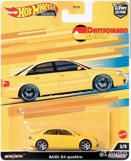 Hot Wheels Audi A4 Quattro (2022 Premium)
