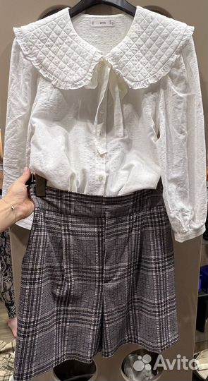 Шорты Zara s блуза Mango