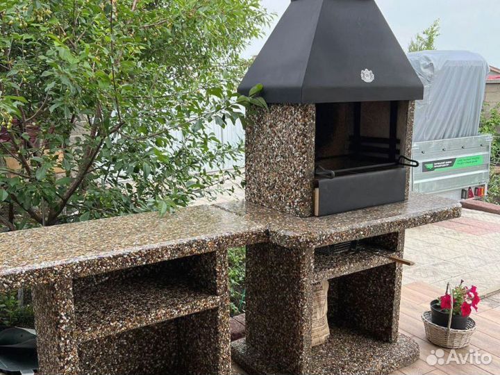 Печь барбекю,печь под казан,модуль под тандыр