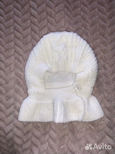 Шапка шлем для новорожденного