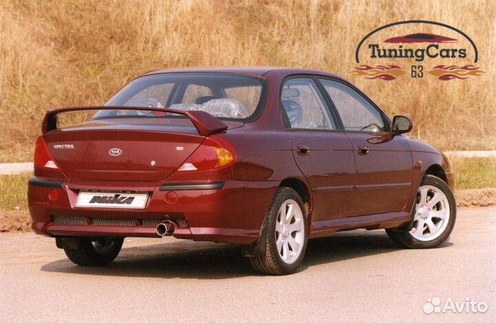 Спойлер крышки багажника Ника на KIA Spectra (под