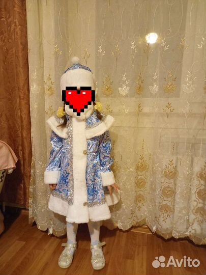 Новогодний костюм снегурочки