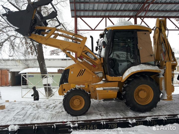Стекло дверное правое экскаватор-погрузчик lovol F