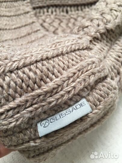 Шапка взрослая вязаная