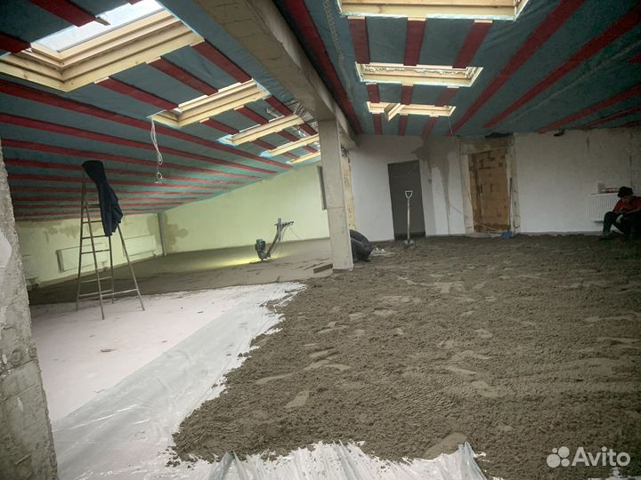 Механизированная стяжка пола под ключ