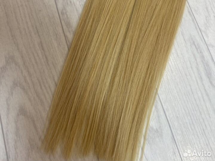 Волосы для наращивания 70 см блонд