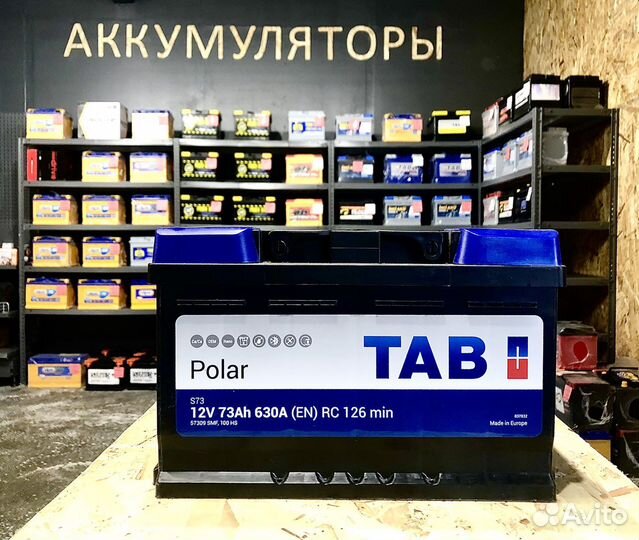 Аккумулятор TAB Polar 73Ah (низкий)