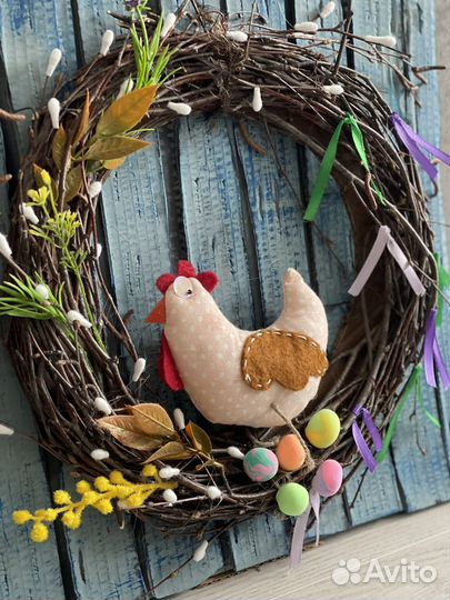 Пасхальный венок поделка к Пасхе