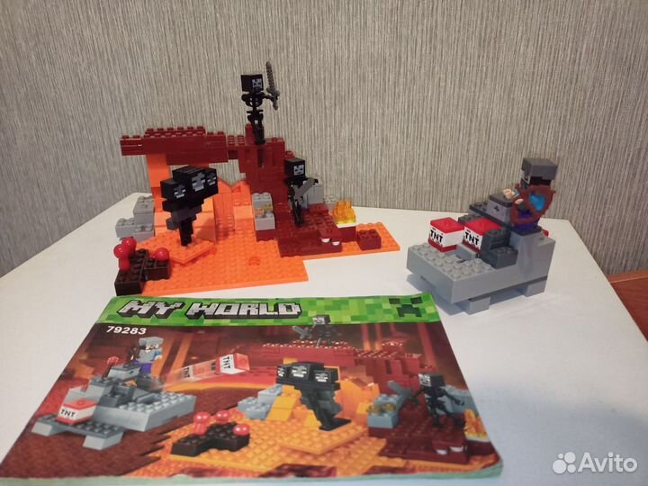 Лего Майнкрафт крепость визера