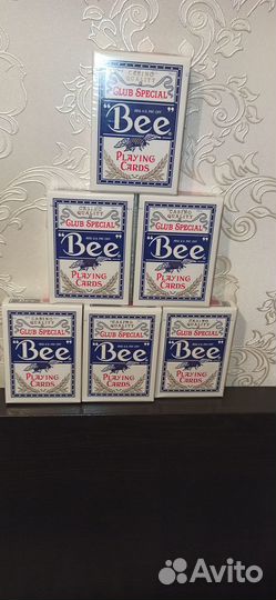 Карты покерные Bee Ohio USA крупный индекс