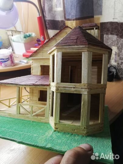 Домик из спичек