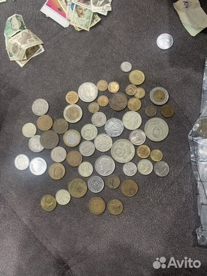Монеты, марки