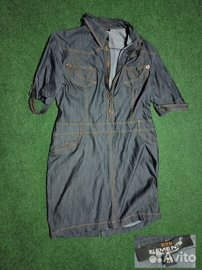 Платье джинсовое стрейч