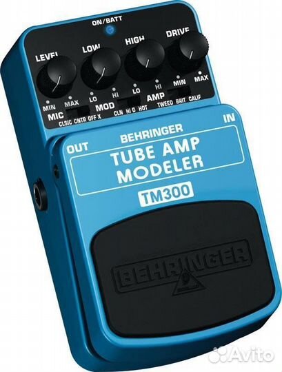 Behringer TM300 педаль ламповых усилителей