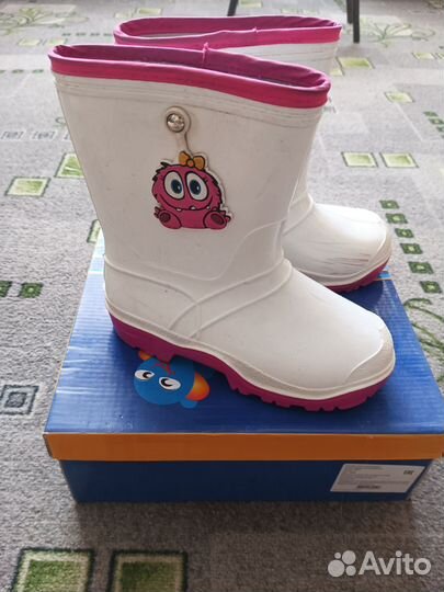 Детские резиновые сапоги