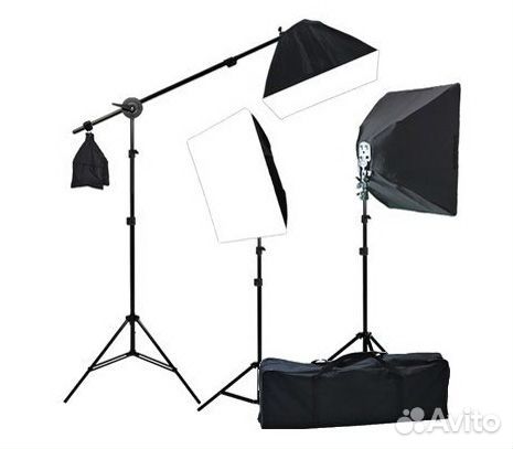 Комплект постоянного света FST 001, люминесцентный