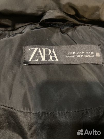 Пуховик женский zara m