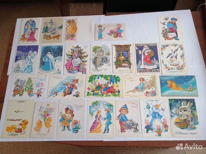 Открытки советские 60-80гг