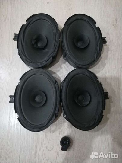 Штатные колонки мазда 6