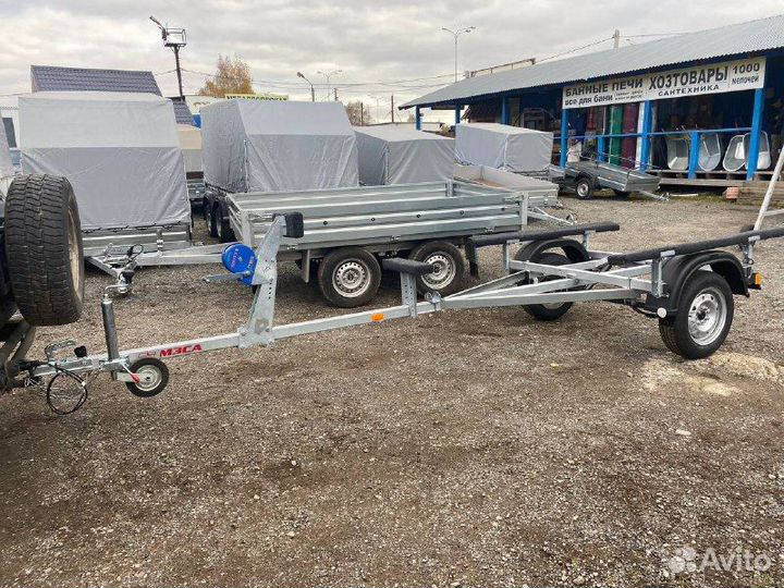 Автоприцеп лодочный мзса 81771С.012. Г/П 366 кг