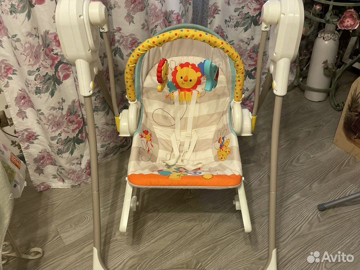 Детские электронные качели Fisher price