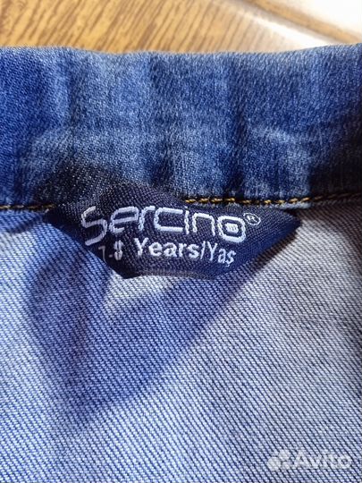 Жилетка для девочки джинсовая