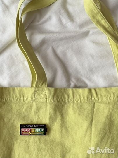 Набор значков на одежду Моя социальная батарейка