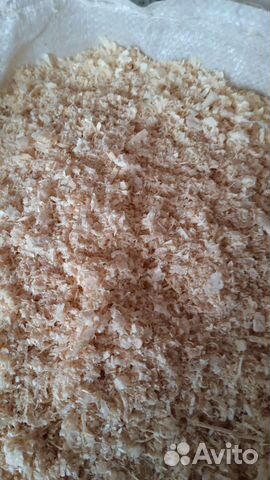 Опилки стружка в мешках