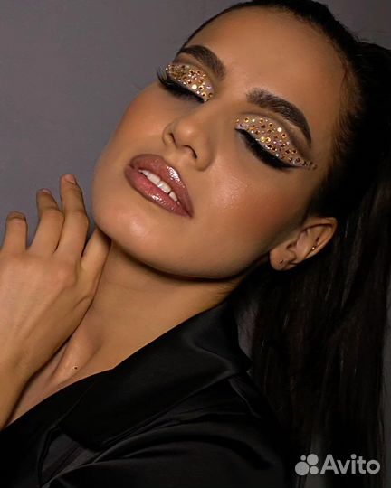 Макияж прически локоны