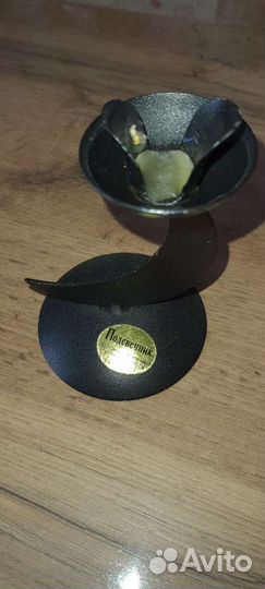 Подсвечник чёрный металл