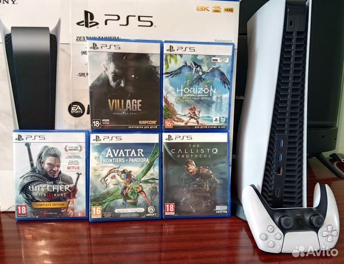 Sony playstation 5 с дисководом ps5