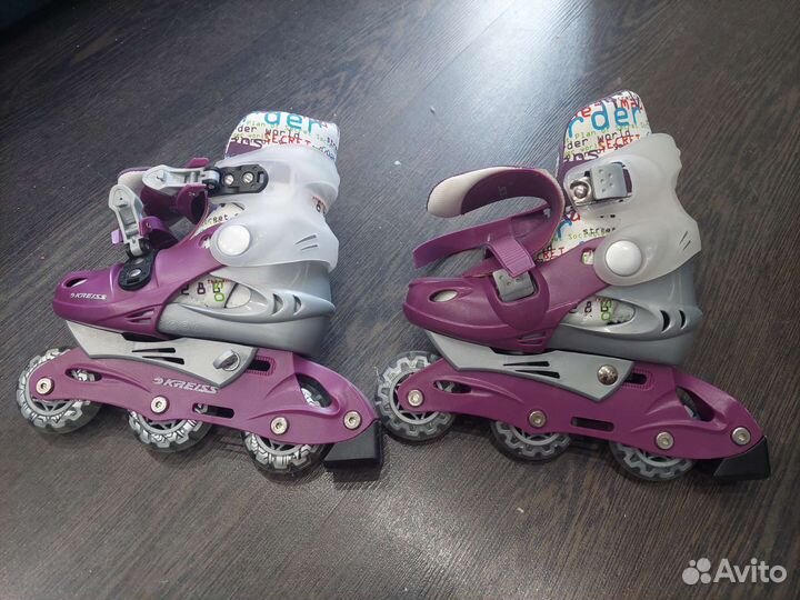 Роликовые коньки детские раздвижные