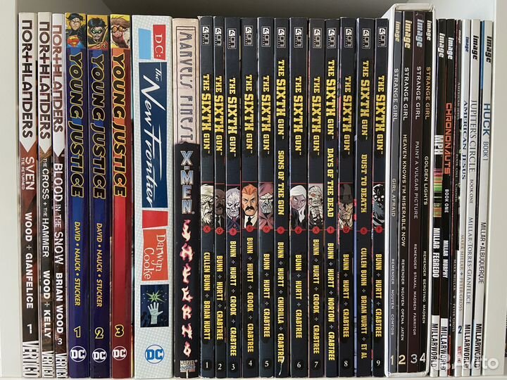 Комиксы тпб на английском Marvel DC Image