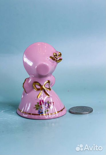 Колокольчики розовый фарфор