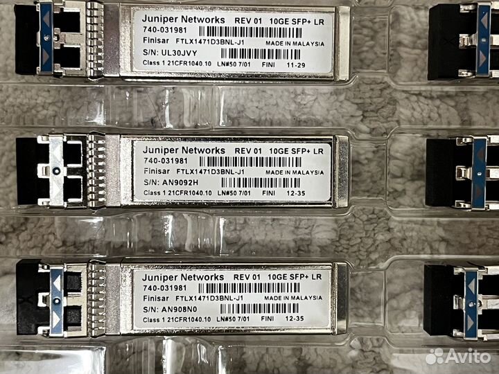 Sfp модуль 10GE Juniper новые