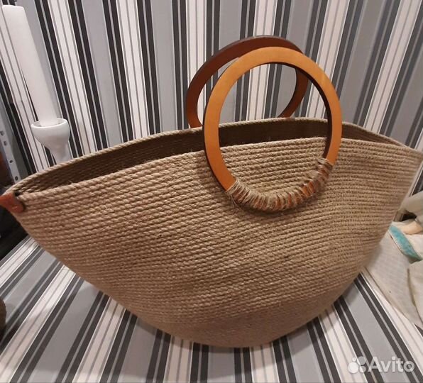 Сумка Пляжная из джута