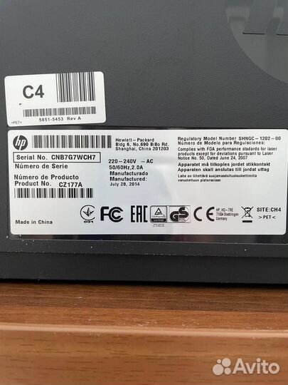 Принтер HP LaserJet Pro M125ra