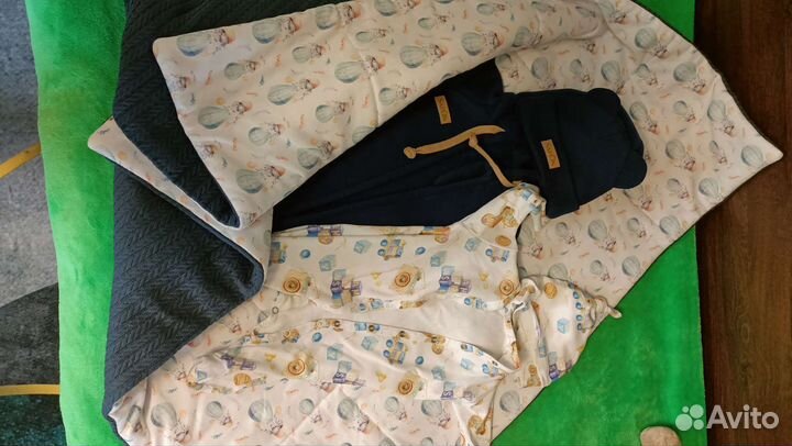 Комплект на выписку для мальчика весна-лето