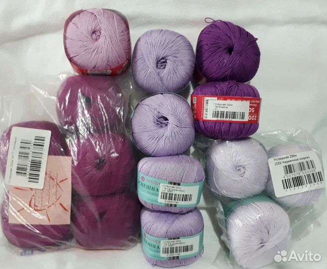 Летняя пряжа Успешная (Пехорка)цена за 1 моток