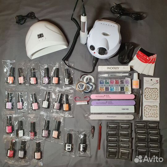 Большой набор для маникюра, педикюра и дизайна