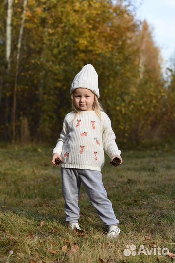 Вязаная кофта на фотосессию