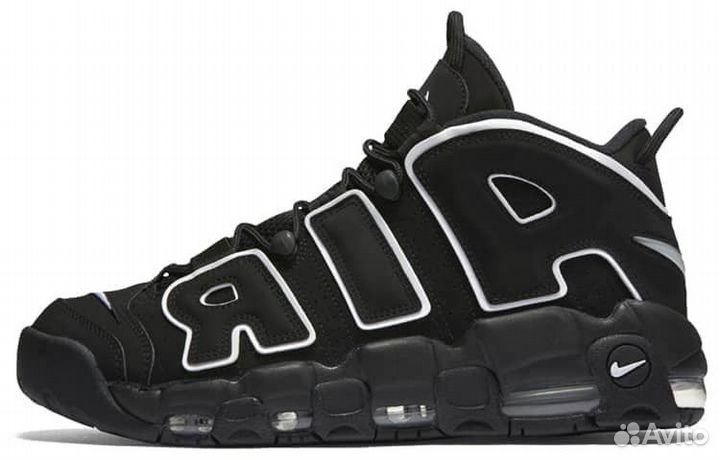 Кроссовки Nike Air More Uptempo Mid Black/White