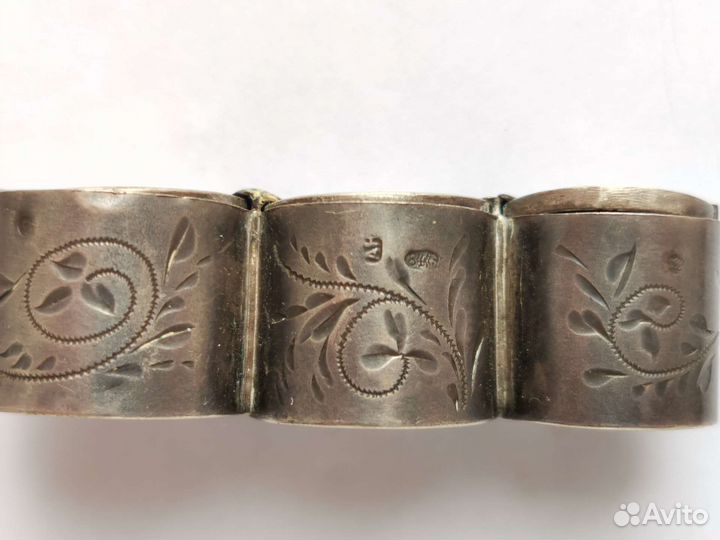 Серебряная монетница 84 пр до 1917 г Цепь 56 пробы