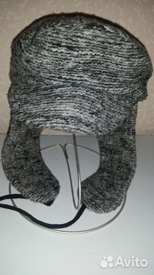 Шапка женская меланж серый р.58-60