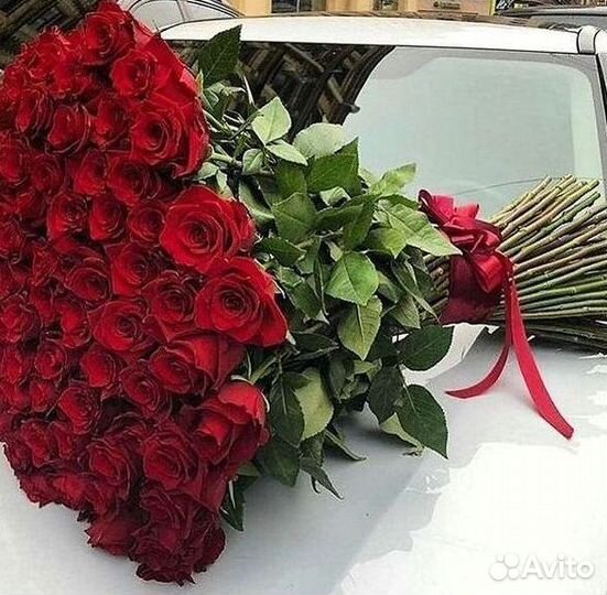 Высокие розы 150 160 170 180 190см доставка Москва