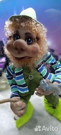 Куклы из капрона, каркасная